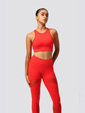 Robyn High Neck Sports Bra fiery-red