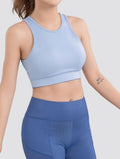 Robyn High Neck Sports Bra monaco-blue